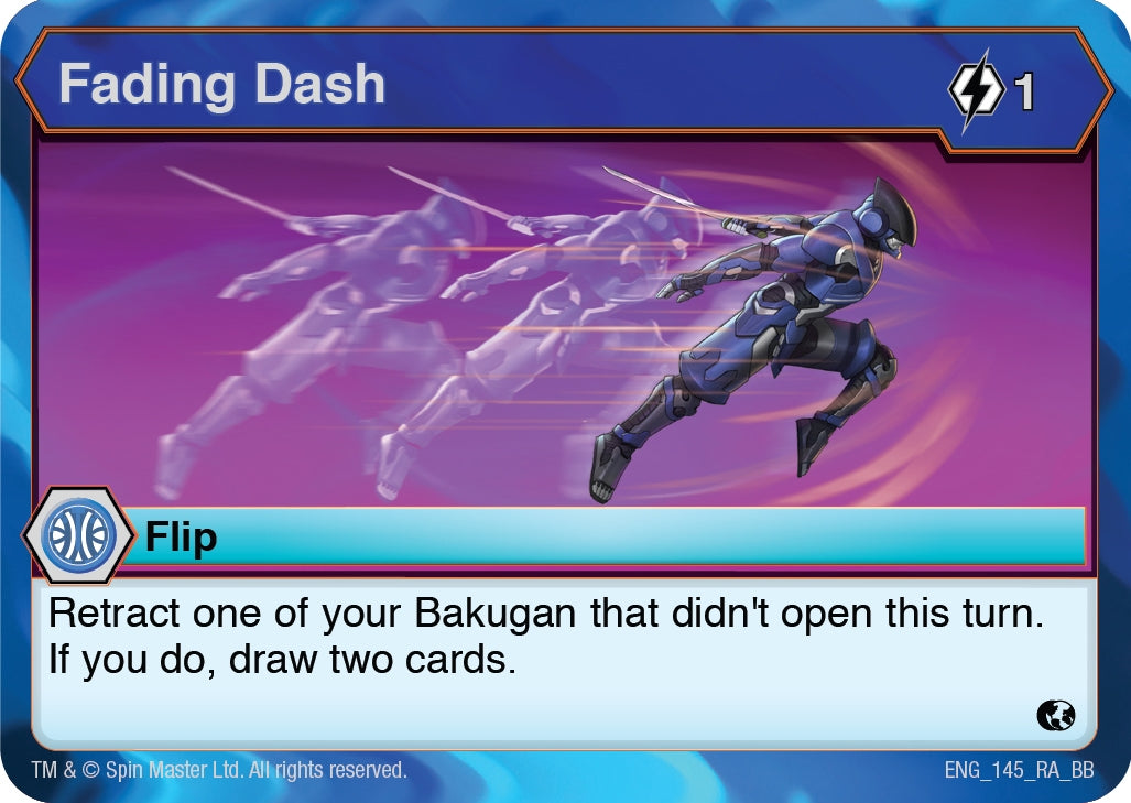Image for Fading Dash (Battle Brawlers) (145) - Bakugan TCG