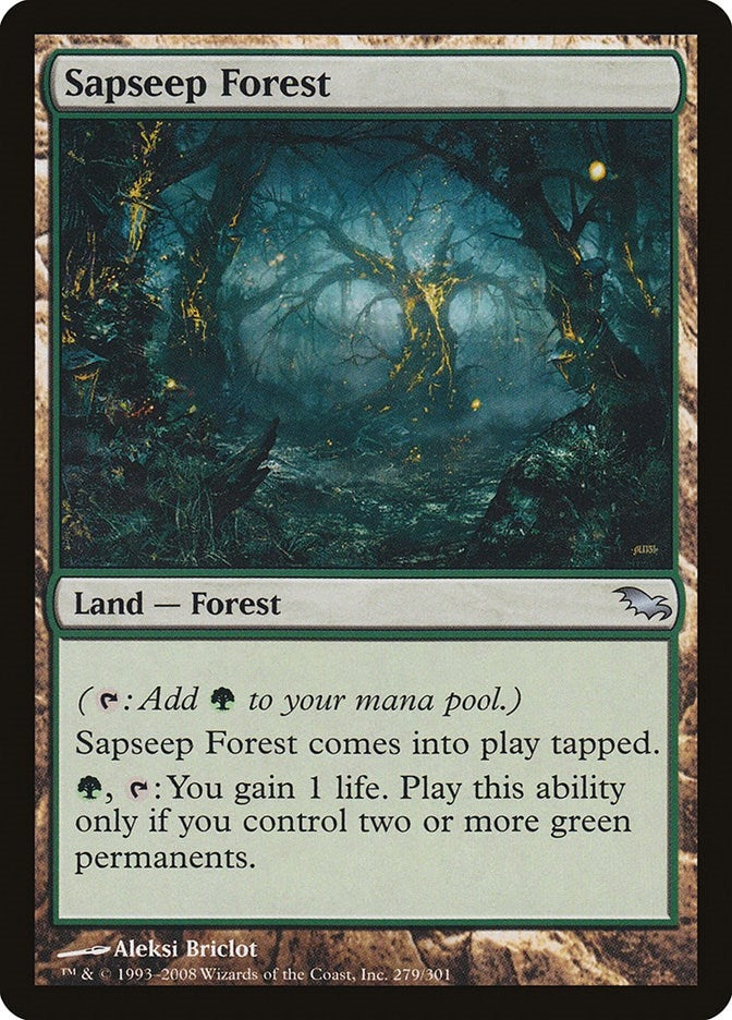 Image for Sapseep Forest (Shadowmoor) (279) - Magic: The Gathering
