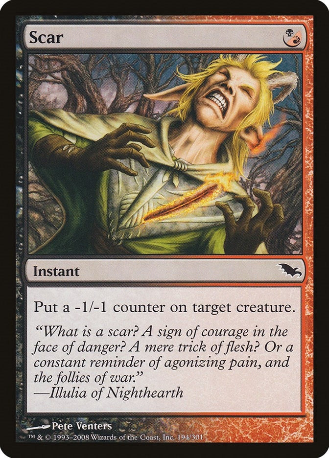 Image for Scar (Shadowmoor) (194) - Magic: The Gathering