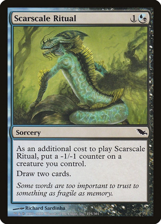 Image for Scarscale Ritual (Shadowmoor) (175) - Magic: The Gathering