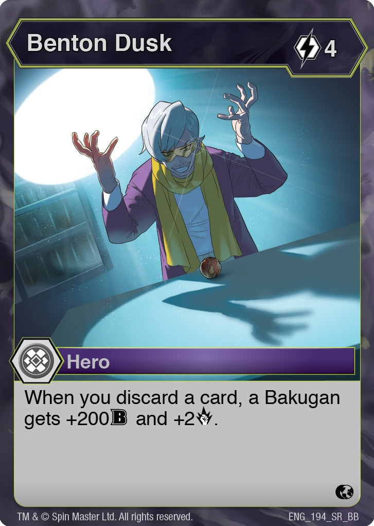 Image for Benton Dusk (Battle Brawlers) (194) - Bakugan TCG
