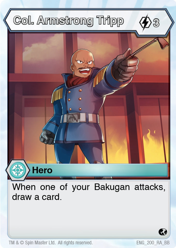 Image for Col. Armstrong Tripp (Battle Brawlers) (200) - Bakugan TCG