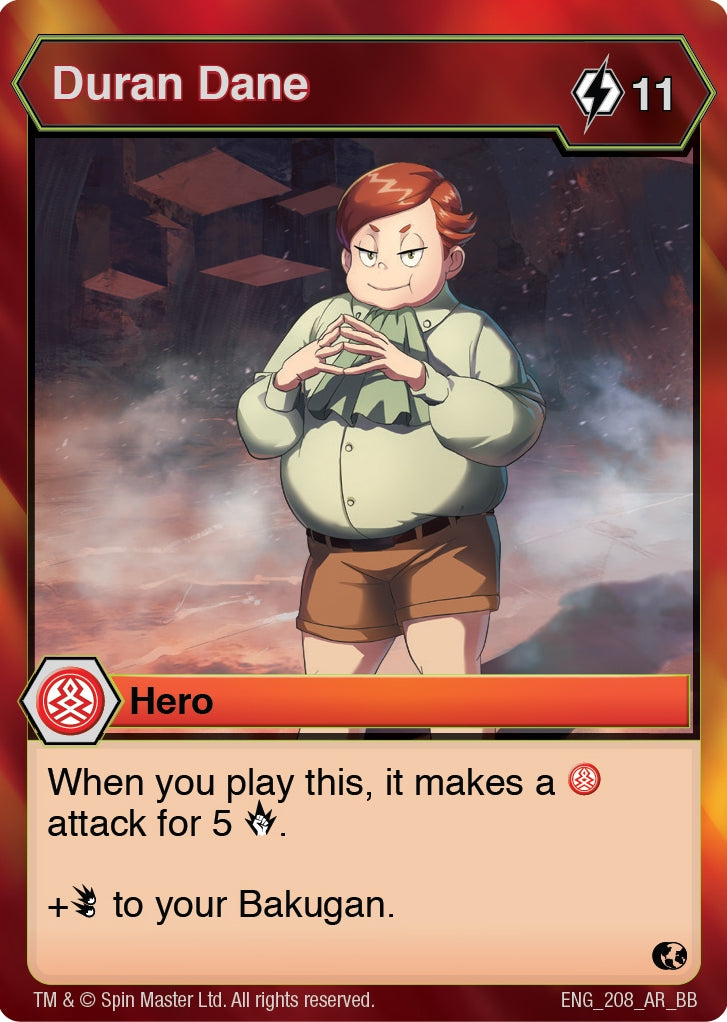 Image for Duran Dane (Battle Brawlers) (208) - Bakugan TCG