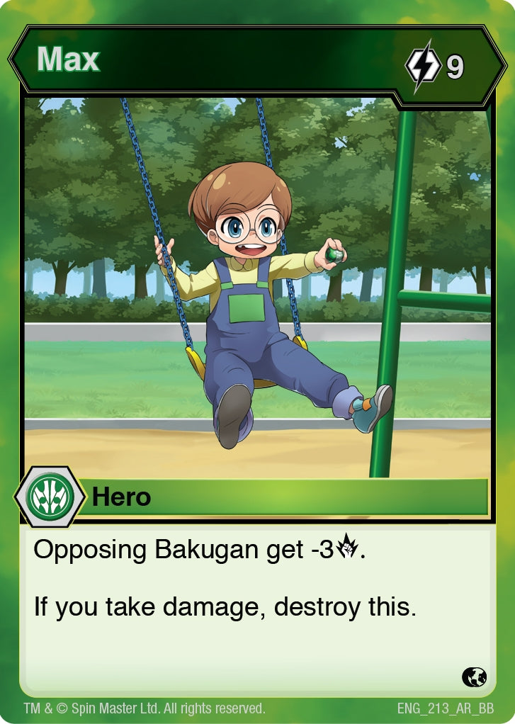 Image for Max (Battle Brawlers) (213) - Bakugan TCG
