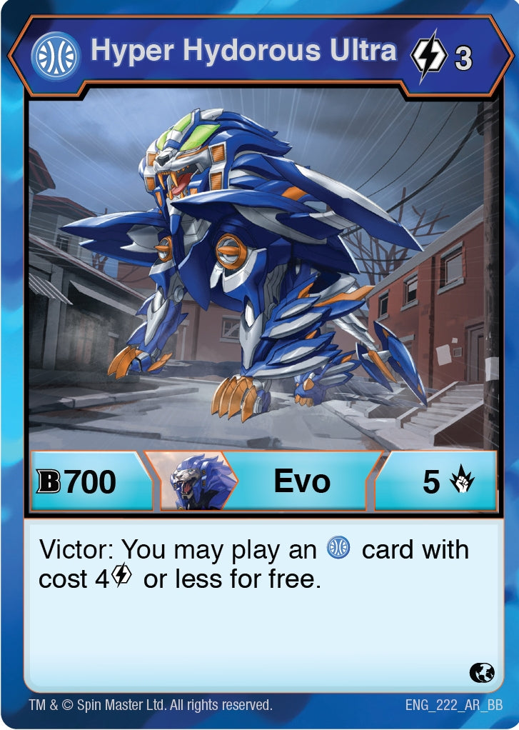 Image for Hyper Hydorous Ultra (Battle Brawlers) (222) - Bakugan TCG