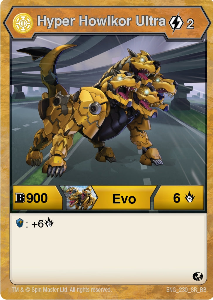 Image for Hyper Howlkor Ultra (Battle Brawlers) (230) - Bakugan TCG
