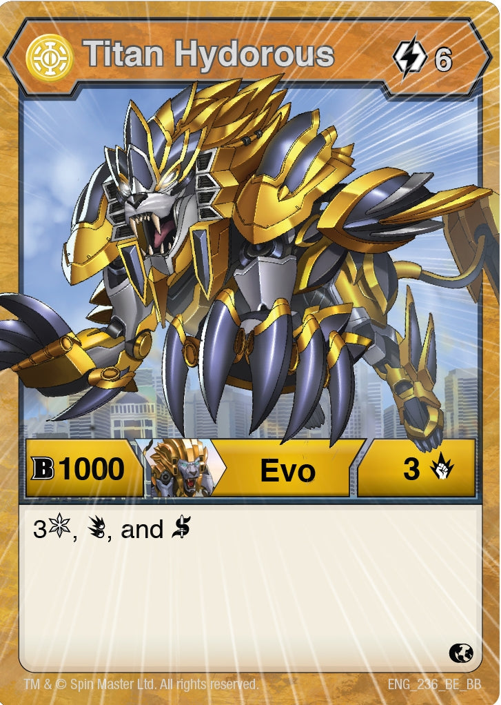 Image for Titan Hydorous (Battle Brawlers) (236) - Bakugan TCG