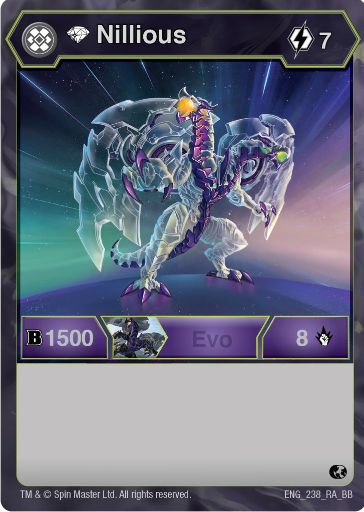 Image for Diamond Nillious (Battle Brawlers) (238) - Bakugan TCG