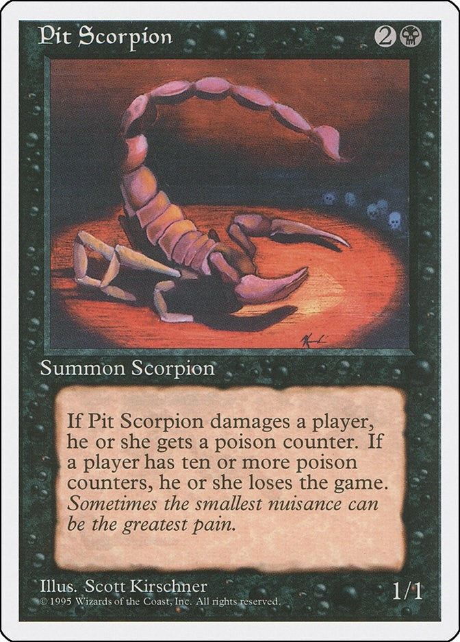 Image for Pit Scorpion (Fourth Edition) - Magic: The Gathering