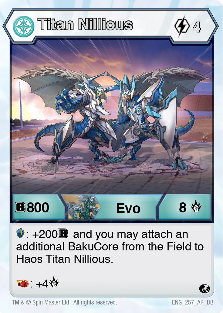 Image for Titan Nillious (Battle Brawlers) (257) - Bakugan TCG