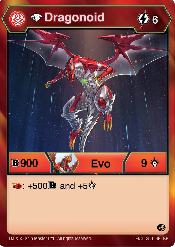Image for Diamond Dragonoid (Battle Brawlers) (259) - Bakugan TCG