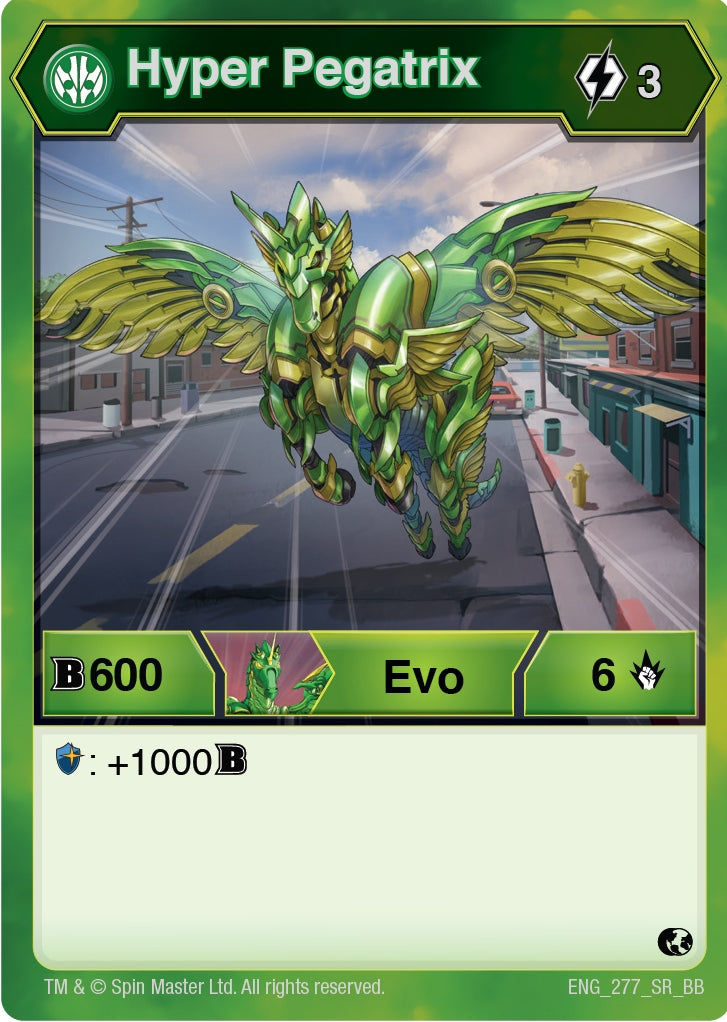 Image for Hyper Pegatrix (277) (Battle Brawlers) (277) - Bakugan TCG