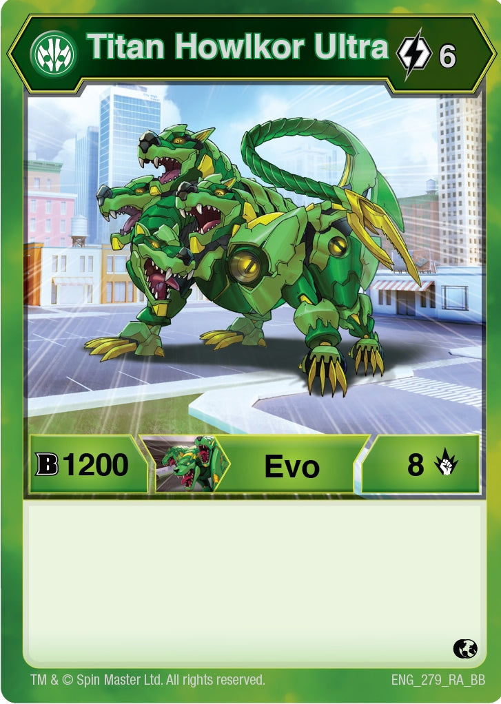 Image for Titan Howlkor Ultra (279) (Battle Brawlers) (279) - Bakugan TCG
