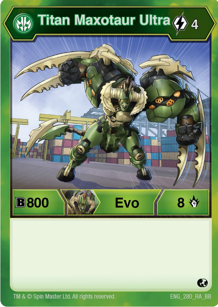 Image for Titan Maxotaur Ultra (Battle Brawlers) (280) - Bakugan TCG