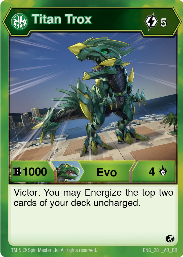 Image for Titan Trox (Battle Brawlers) (281) - Bakugan TCG