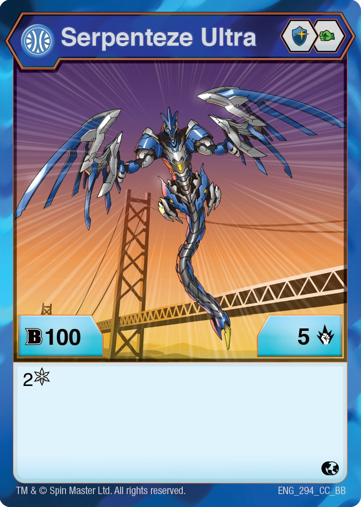 Image for Serpenteze Ultra (Battle Brawlers) (294) - Bakugan TCG
