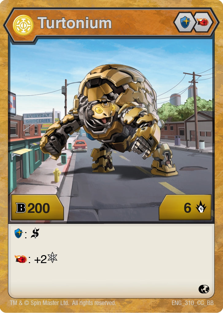 Image for Turtonium (310) (Battle Brawlers) (310) - Bakugan TCG
