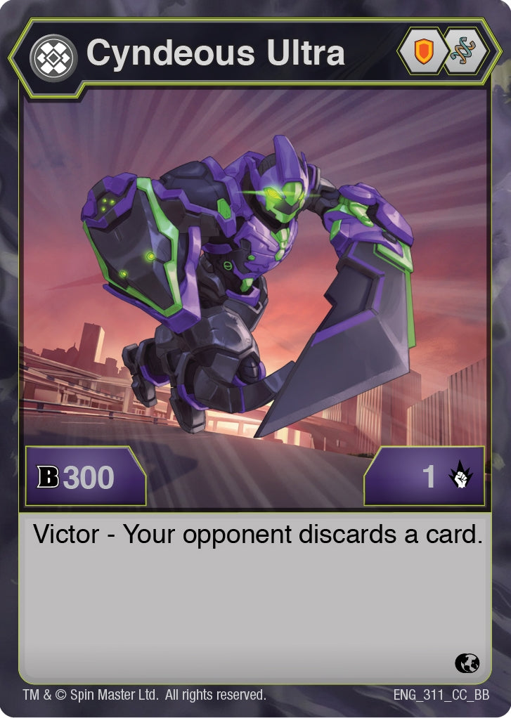 Image for Cyndeous Ultra (311) (Battle Brawlers) (311) - Bakugan TCG