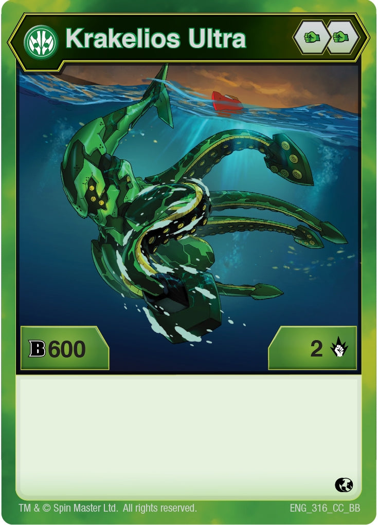 Image for Krakelios Ultra (316) (Battle Brawlers) (316) - Bakugan TCG