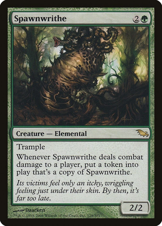 Image for Spawnwrithe (Shadowmoor) (129) - Magic: The Gathering