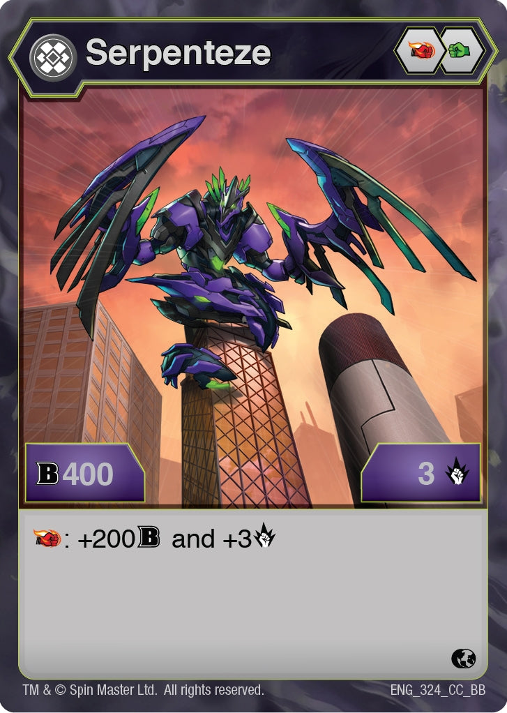 Image for Serpenteze (324) (Battle Brawlers) (324) - Bakugan TCG
