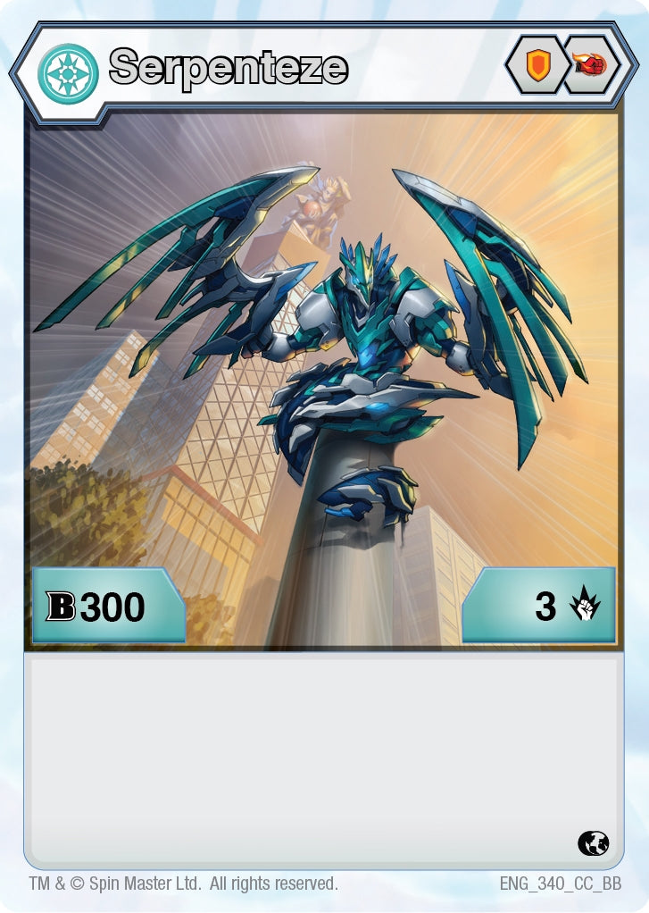 Image for Serpenteze (340) (Battle Brawlers) (340) - Bakugan TCG