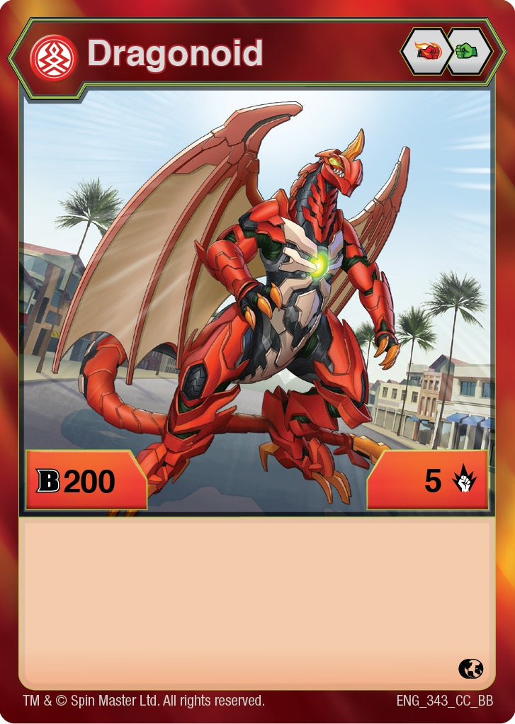 Image for Dragonoid (343) (Battle Brawlers) (343) - Bakugan TCG