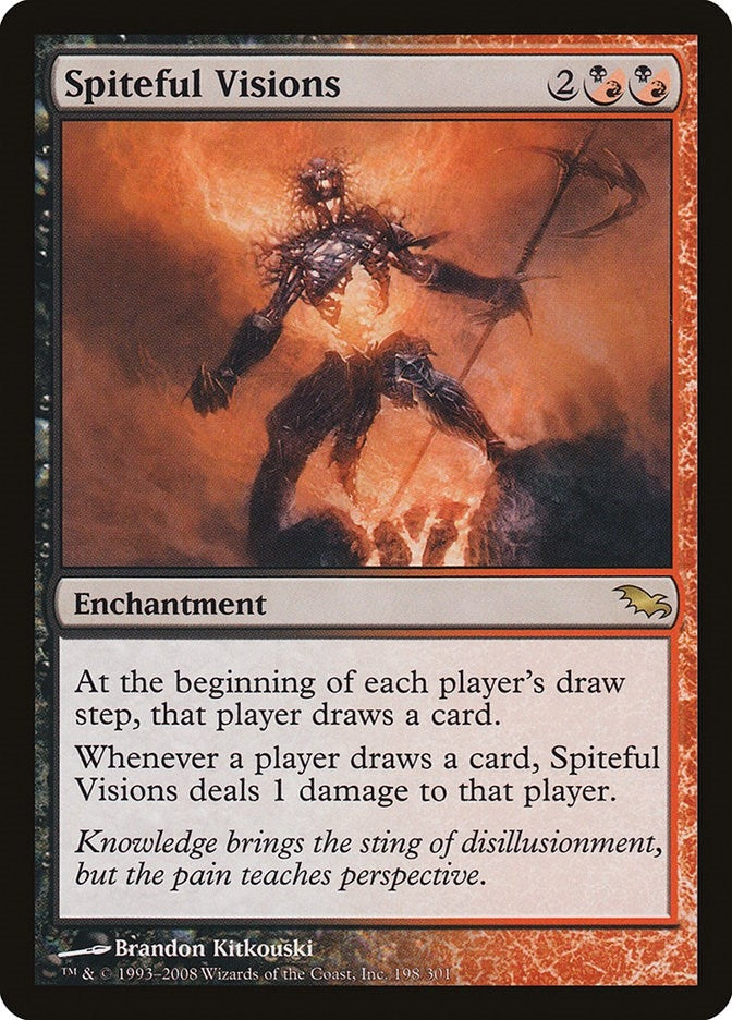 Image for Spiteful Visions (Shadowmoor) (198) - Magic: The Gathering