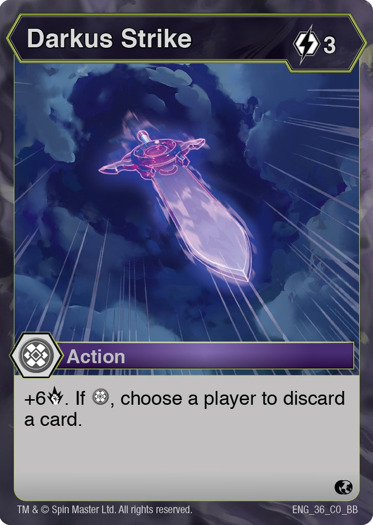 Image for Darkus Strike (Battle Brawlers) (36) - Bakugan TCG