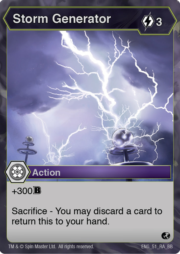 Image for Storm Generator (Battle Brawlers) (51) - Bakugan TCG
