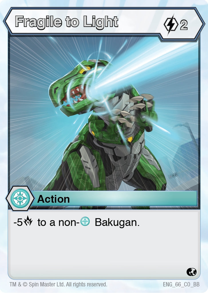 Image for Fragile to Light (Battle Brawlers) (66) - Bakugan TCG