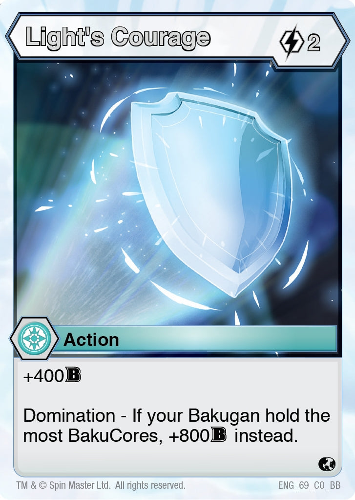 Image for Light's Courage (Battle Brawlers) (69) - Bakugan TCG