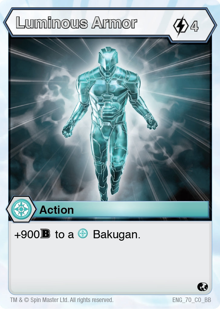 Image for Luminous Armor (Battle Brawlers) (70) - Bakugan TCG
