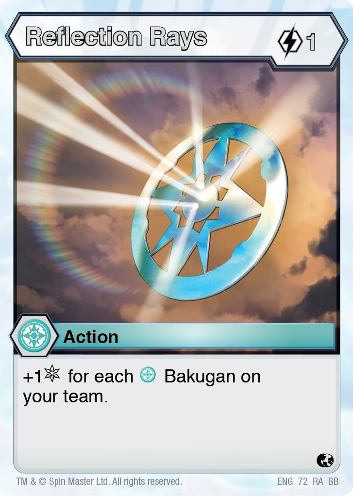 Image for Reflection Rays (Battle Brawlers) (72) - Bakugan TCG