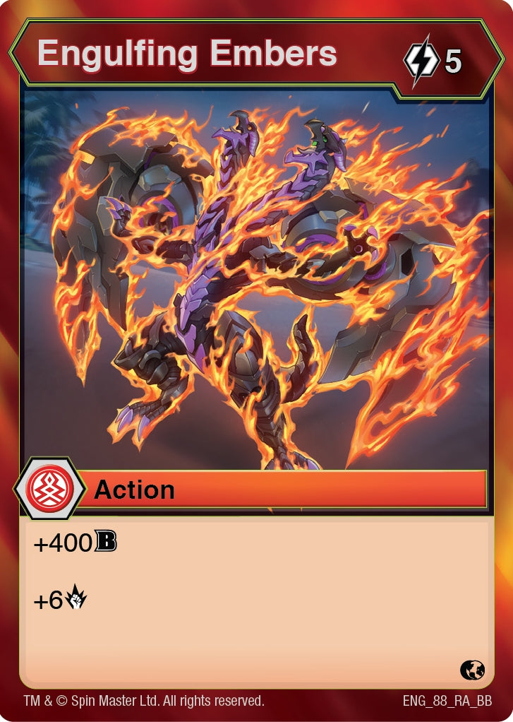 Image for Engulfing Embers (Battle Brawlers) (88) - Bakugan TCG