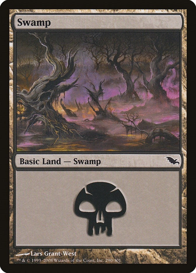 Image for Swamp (290) (Shadowmoor) (290) - Magic: The Gathering