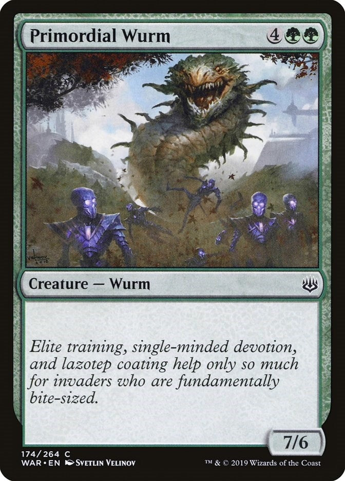 Image for Primordial Wurm (War of the Spark) (174) - Magic: The Gathering