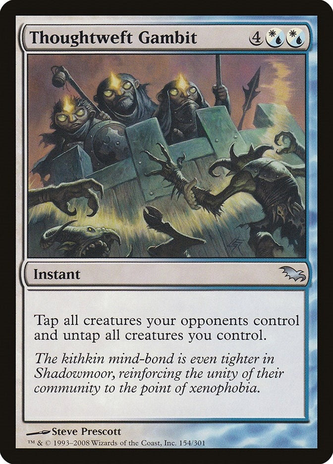 Image for Thoughtweft Gambit (Shadowmoor) (154) - Magic: The Gathering