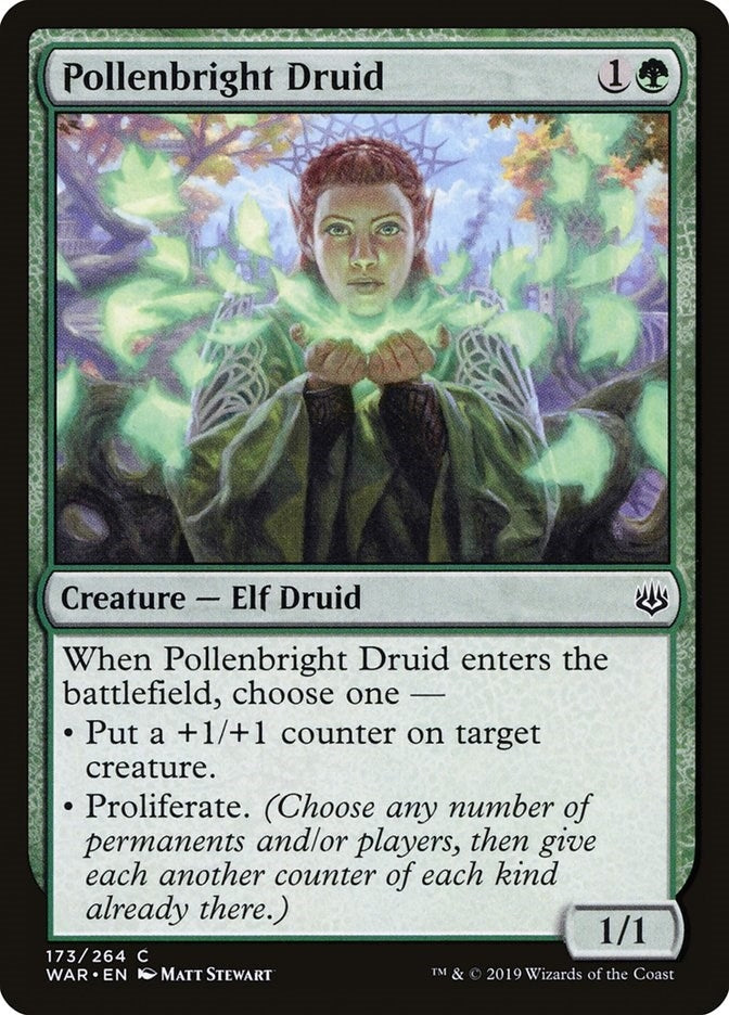 Image for Pollenbright Druid (War of the Spark) (173) - Magic: The Gathering
