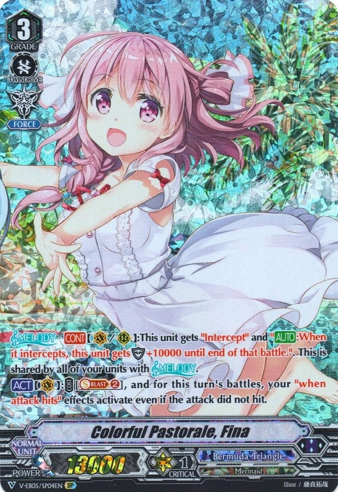 Image for Colorful Pastorale, Fina (SP) (V-EB05: Primary Melody) (V-EB05/SP04EN) - Cardfight Vanguard