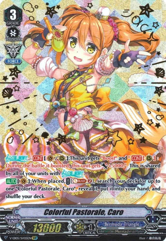 Image for Colorful Pastorale, Caro (SVR) (V-EB05: Primary Melody) (V-EB05/SV05EN) - Cardfight Vanguard