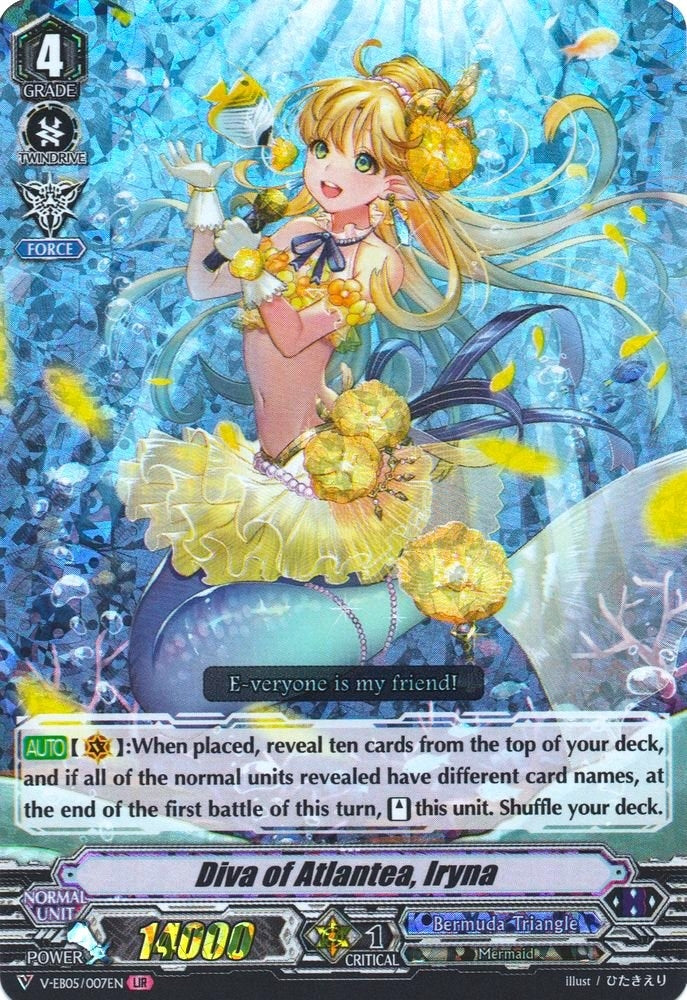 Image for Diva of Atlantea, Iryna (V-EB05: Primary Melody) (V-EB05/007EN) - Cardfight Vanguard