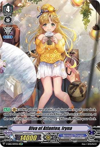 Image for Diva of Atlantea, Iryna (SP) (V-EB05: Primary Melody) (V-EB05/SP07EN) - Cardfight Vanguard