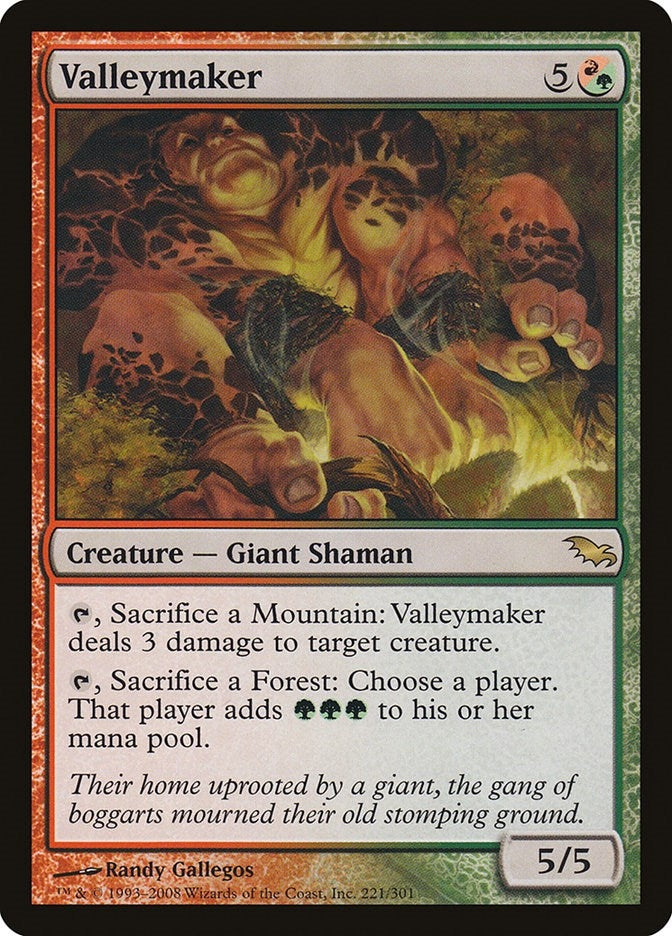 Image for Valleymaker (Shadowmoor) (221) - Magic: The Gathering