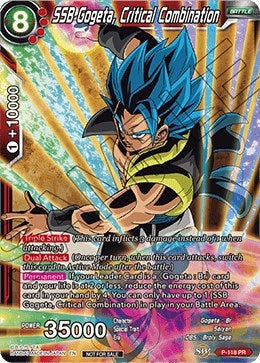 Image for SSB Gogeta, Critical Combination (Promotion Cards) (P-118) - Dragon Ball Super: Masters