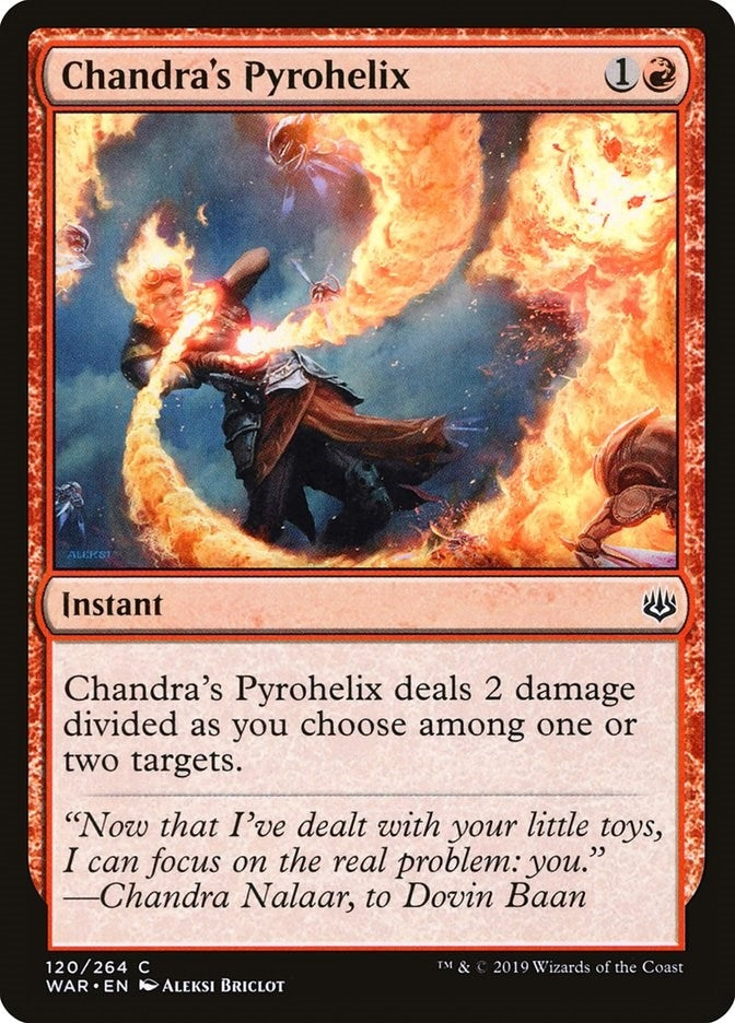 Image for Chandra's Pyrohelix (War of the Spark) (120) - Magic: The Gathering