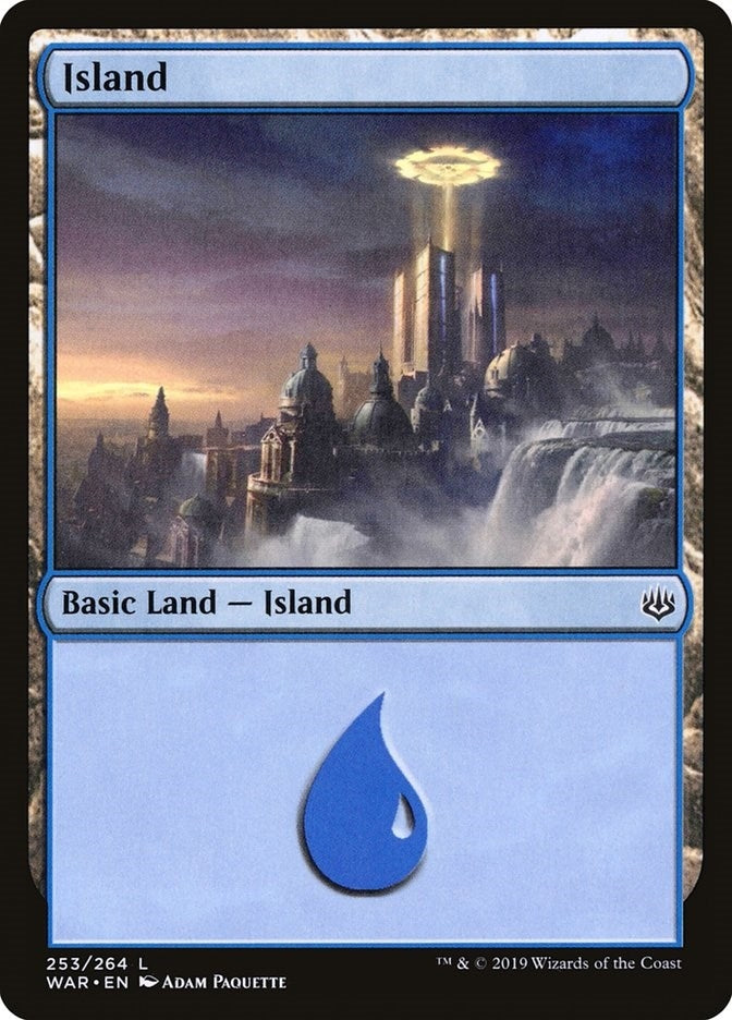 Image for Island (253) (War of the Spark) (253) - Magic: The Gathering