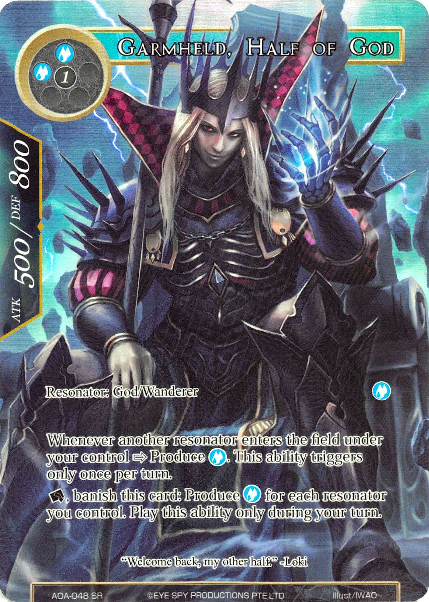 Image for Garmheld, Half of God (Full Art) (Awakening of the Ancients) (AOA-048) - Force of Will