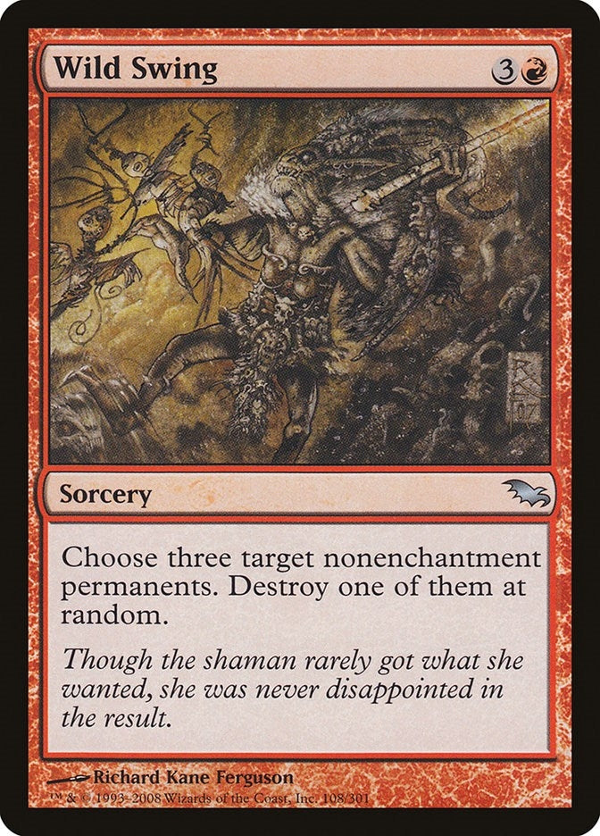 Image for Wild Swing (Shadowmoor) (108) - Magic: The Gathering