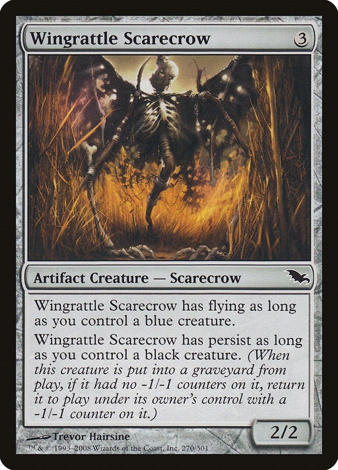 Image for Wingrattle Scarecrow (Shadowmoor) (270) - Magic: The Gathering